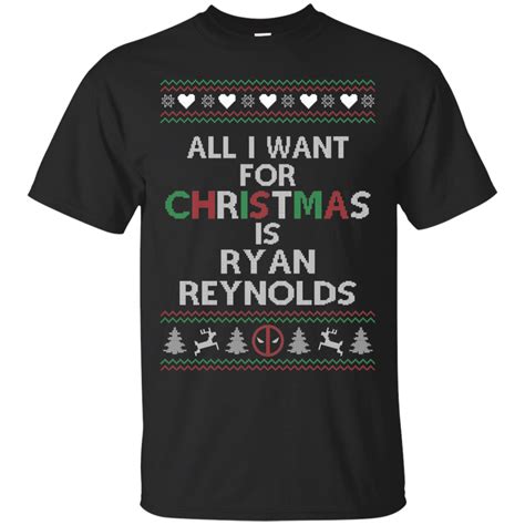 Ryan Reynolds Deadpool Ugly Christmas Sweater Shirts - Teesmiley