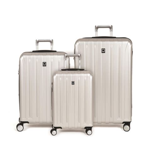 Delsey Paris Titanium 3-Piece Hardside Luggage Set (21" Carry-On, 25 ...