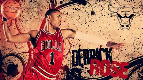 Fond d'écran Derrick Rose, Basketball, Chicago Bulls HD: Widescreen: Haute Définition: Fullscreen