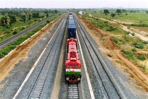 Dedicated Freight Corridor: Indian Railways Shares Aerial View Of New ...