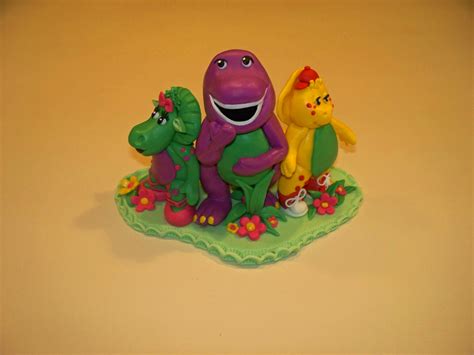 Fondant Barney & Friends Cake Topper - CakeCentral.com