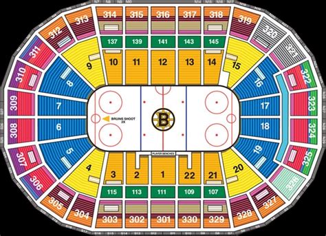 boston garden hockey seating