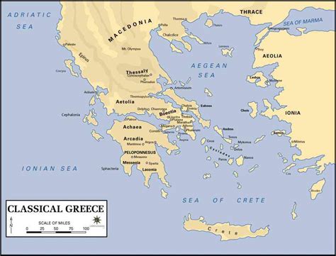 Grèce - Carte géographique ≡ Voyage - Carte - Plan