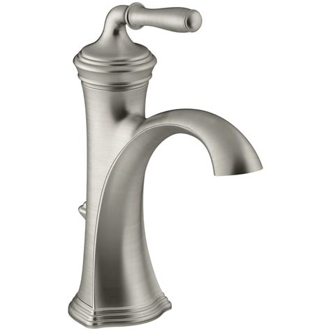 KOHLER Devonshire Vibrant Brushed Nickel 1-Handle Single Hole ...