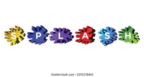 Splash Logo Design 3d Effect Stock Vector (Royalty Free) 2192178441 | Shutterstock