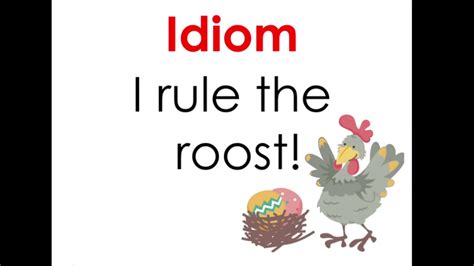 rule the roost idiom - YouTube