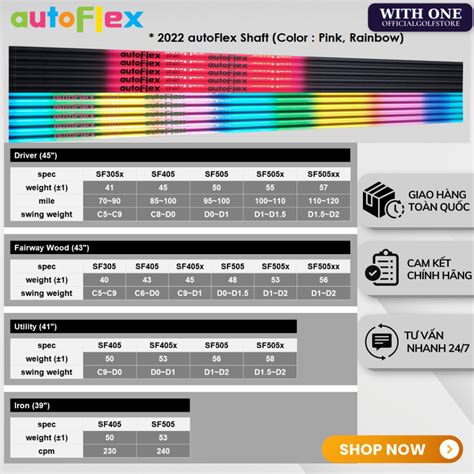 Shaft gậy golf AUTOFLEX - withonegolf.com