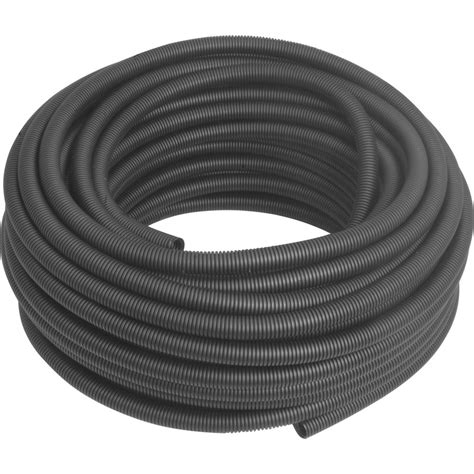 Polypropylene Flexible Conduit 20mm x 100m Coil Black | Toolstation