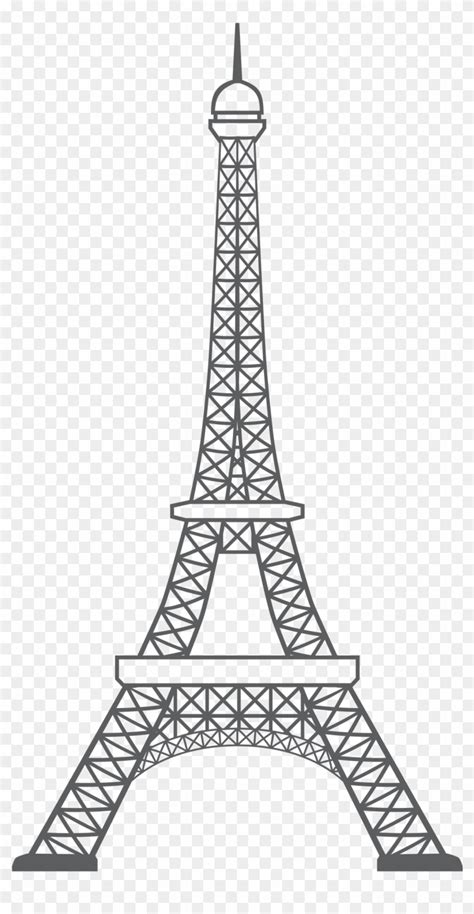 Cartoon Eiffel Tower Simple - Taking you around the world learn fun ...