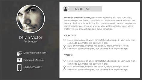 Resume Template for PowerPoint