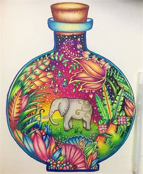 246 best The Magical Jungle images on Pinterest | Coloring books ...