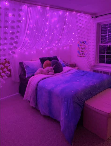 Lilla LED gardin lys in 2020 | Room ideas bedroom, Neon room, Neon bedroom