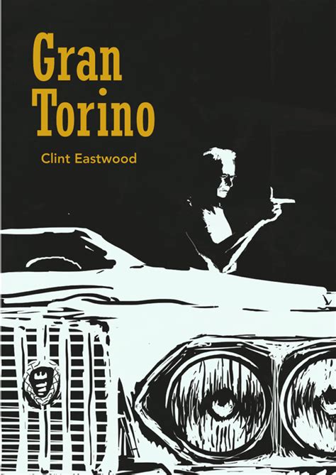 Gran Torino movie poster on Behance … | Carteles minimalistas de ...