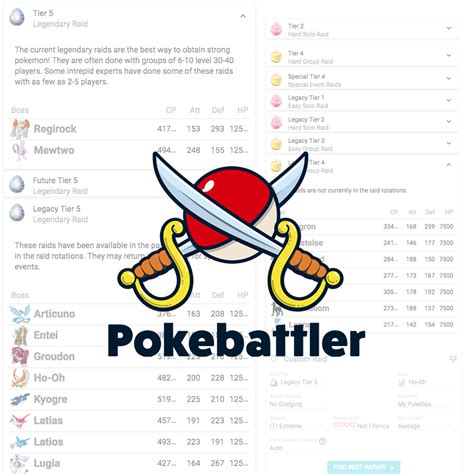 Raid Counters - Pokemon GO Pokebattler