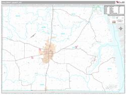 Calloway County, KY Map (Premium Style)