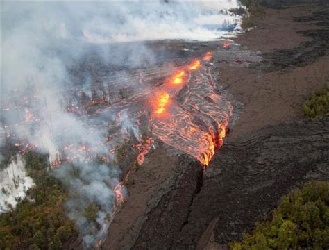 Eruption Volcano - The Fire Of Hawaii - XciteFun.net