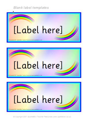 Themed Editable Classroom Labels for Primary School - SparkleBox