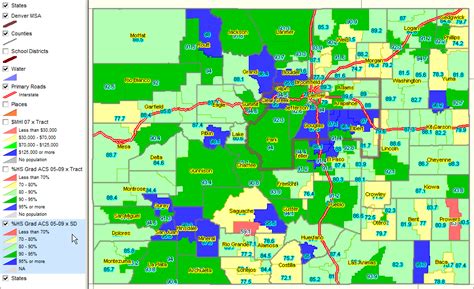 Colorado Census 2010 & Demographic Economic Patterns & Trends