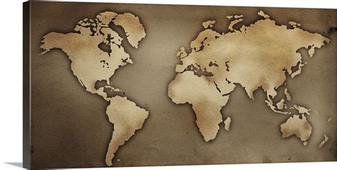 Antique world map | Great Big Canvas