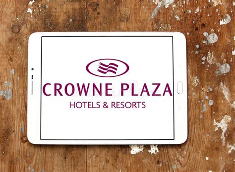 Crowne Plaza hotels logo editorial stock image. Image of chain - 120069624