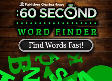 60 Word Finder Game | Win Big at PCHgames | PCH.com