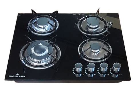 Digimark Glass Top Gas Stove - 4 Burner - Glory Gas