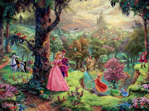 Puzzles Thomas Kinkade The Disney Collection Sleeping Beauty Enchanting ...