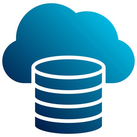 Cloud database - Free web icons