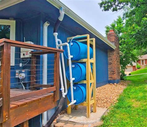 This Stacked Rain Barrel System Helps You Collect Rain Water For Your ...