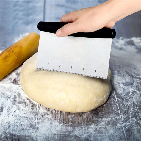 PAS Kitchen Dough Cutter Scraper Dough Knife Divider Flour Pastry Cake Pizza Cutting Tools ...