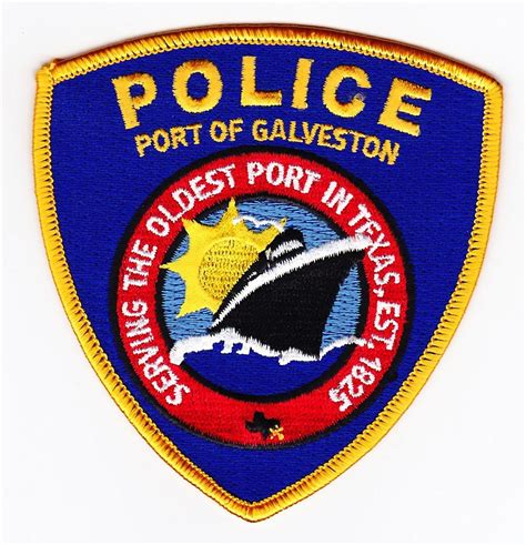 Port of Galveston TX PD Police Dept, Police Badge, Police Chief, Police Cars, Law Enforcement ...