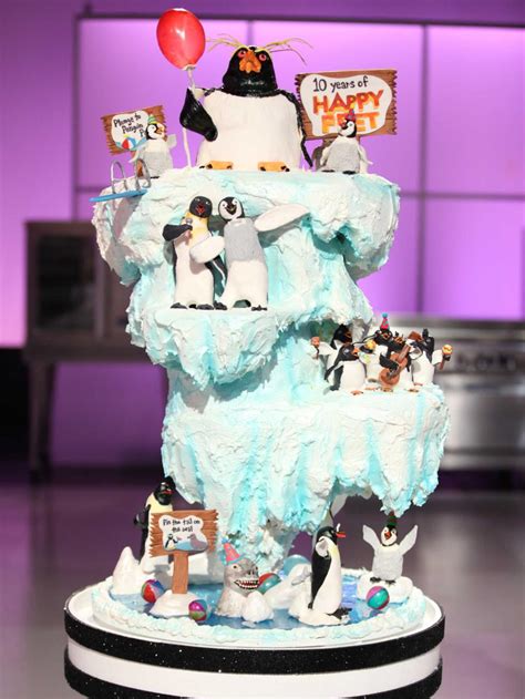 Happy Feet Cake - Cake Wars Photo (40889835) - Fanpop