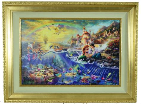 Sold Price: Thomas Kinkade "The Little Mermaid" Lithograph - Invalid date PST