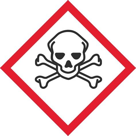 Acute Toxicity Pictogram Hazard Adhesives | Dangerous Goods Signs