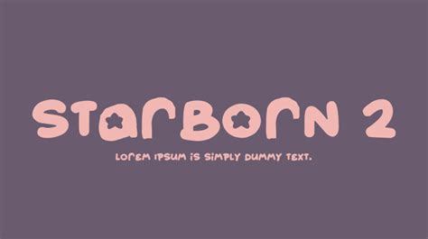 StarBorn 2 Font : Download Free for Desktop & Webfont