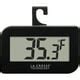 La Crosse Technology 314-152-B Digital Refrigerator-Freezer Thermometer with Hook, Black ...