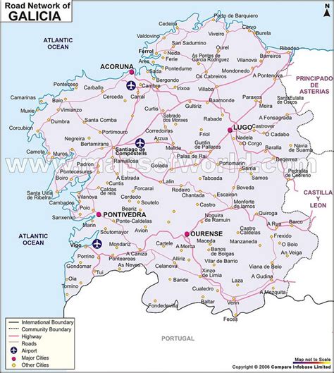 Mapa Da Galiza Espanha | Mapa