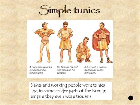 Ancient Rome Clothing For Slaves