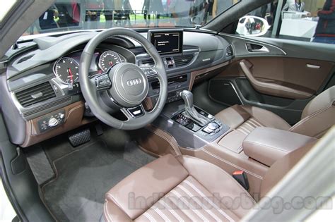 Audi A6 Allroad Quattro interior at 2016 Auto Expo