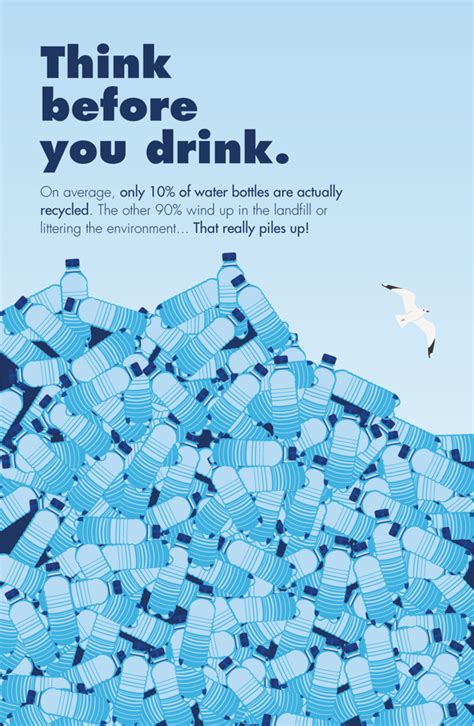 Anti Bottled Water Campaign Poster by Audi Avena, via Behance | Environmental posters ...