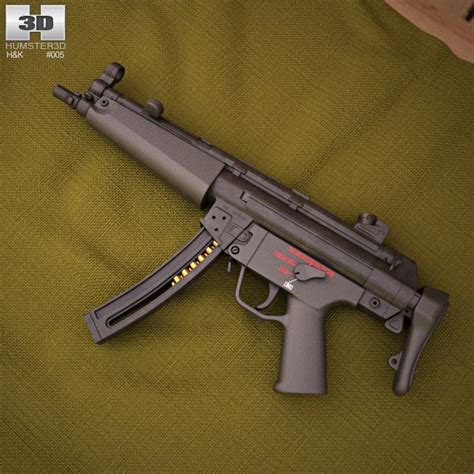 Heckler & Koch MP5 3D model - Weapon on Hum3D