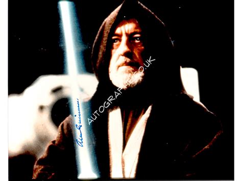 Alec Guinness Star Wars rare signed genuine autograph signature photo