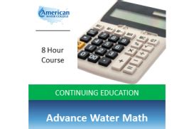 Advanced Water Math | American Water College