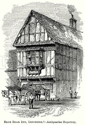 Blue Boar Inn, Leicester. – Antiquarian Repertory. stock image | Look ...