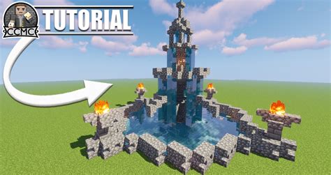 Medieval/Rustic/Fantasy fountain + Schematic download Minecraft Map