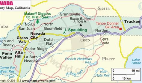 Map Of Placer County Ca - Maping Resources