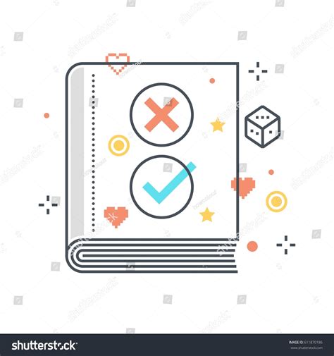 Color Line Game Rules Concept Illustration Stock Vector (Royalty Free ...