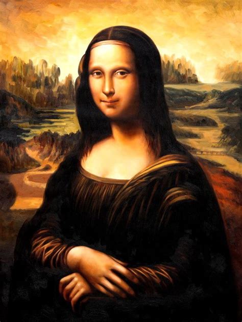 Mona Lisa Leonardo Da Vinci Painting Art 32x24 Print Poster