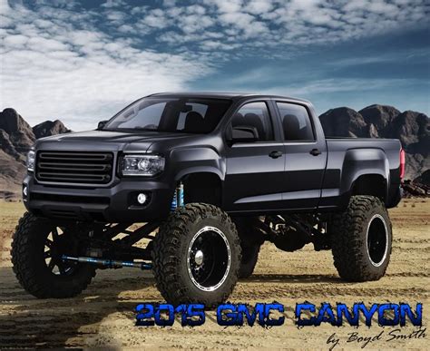 2015 Canyon rendering | Gmc canyon, Lifted trucks, Cars trucks