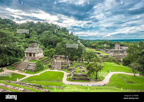 Ruins of Palenque, Chiapas, Mexico Stock Photo - Alamy